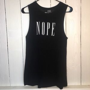 NOPE stretchy tank